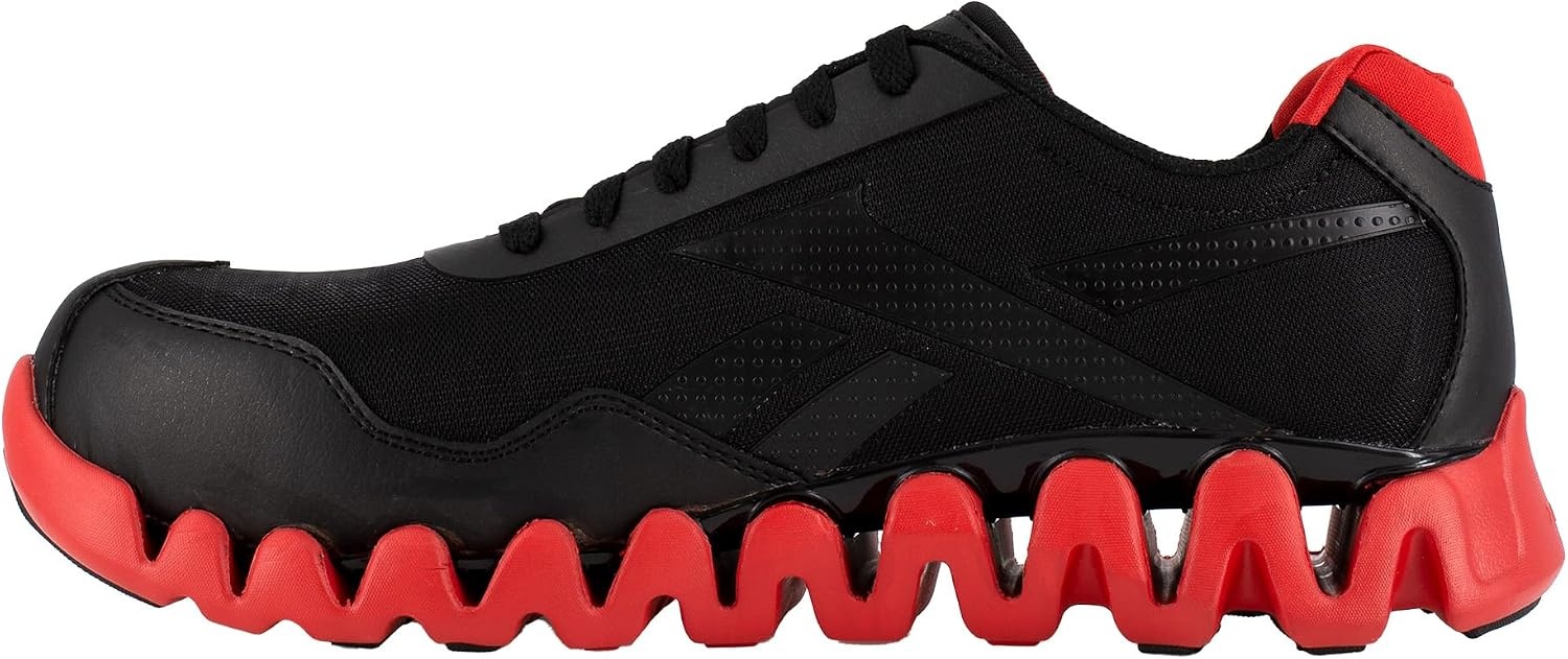 image:imageReebok Work Mens Zig Pulse Work EH Comp Toe Athletic Work ShoeBlackred