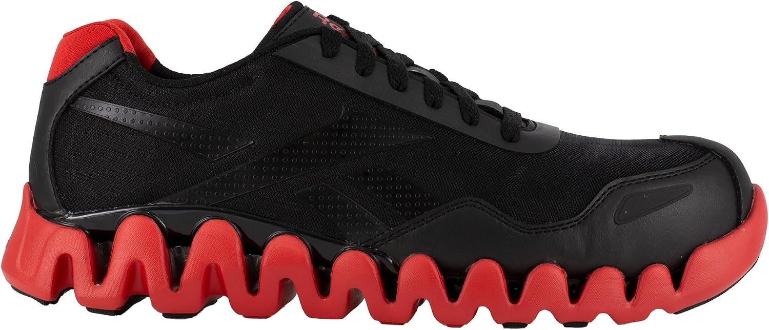 image:imageReebok Work Mens Zig Pulse Work EH Comp Toe Athletic Work ShoeBlackred