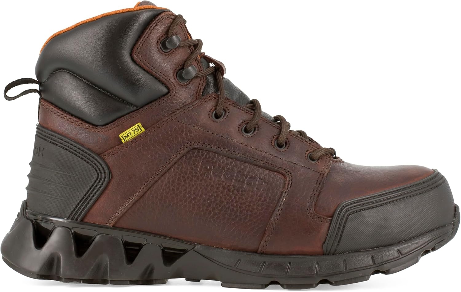 image:imageReebok Work Mens Zigkick 6 Inch Electrical Carbon Toe WorkDuty Black BrownDark Brown