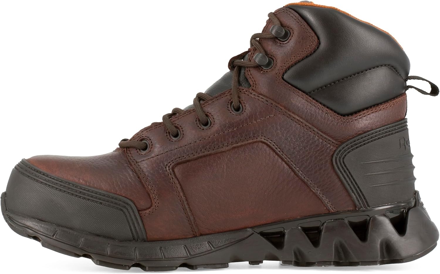 image:imageReebok Work Mens Zigkick 6 Inch Electrical Carbon Toe WorkDuty Black BrownDark Brown