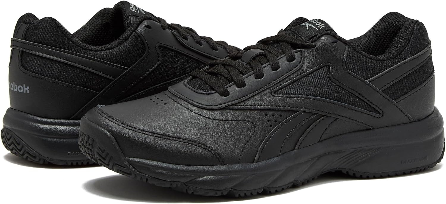 image:imageReebok Work N Cushion Non Slip Work Shoes for Men Black or White Safety SneakersBlackCold Grey5Black