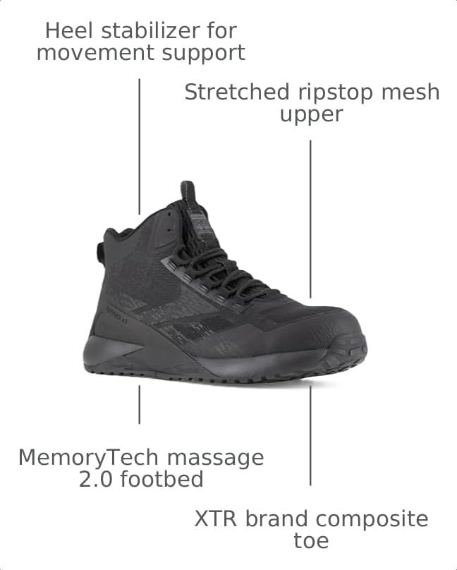 image:imageReebok Work Nano X1 Adventure Work Composite Toe Womens OxfordBlack