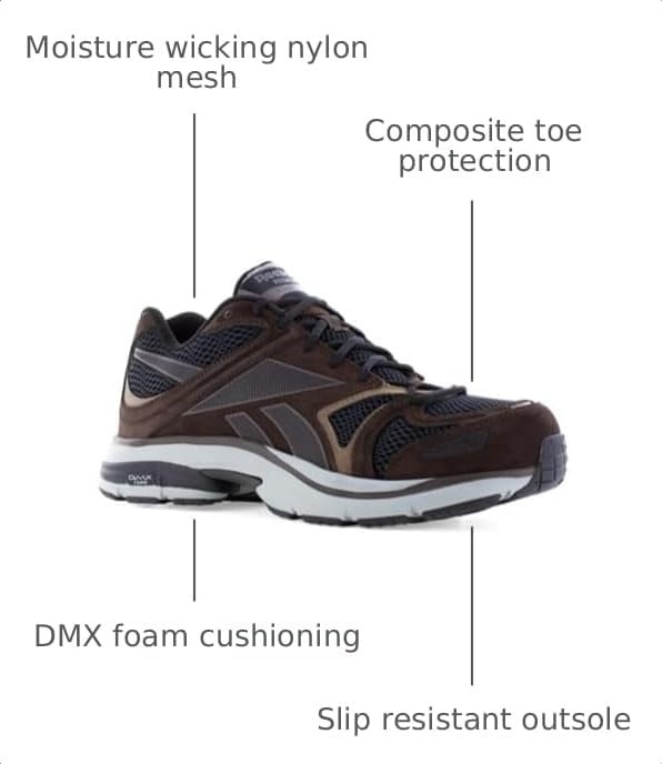 image:imageReebok Work Premier Road Plus VI Work Mens OxfordBrown