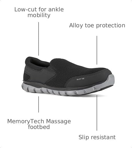 image:imageReebok Work RB4037 Mens Sublite Cushion Work Safety Toe Black