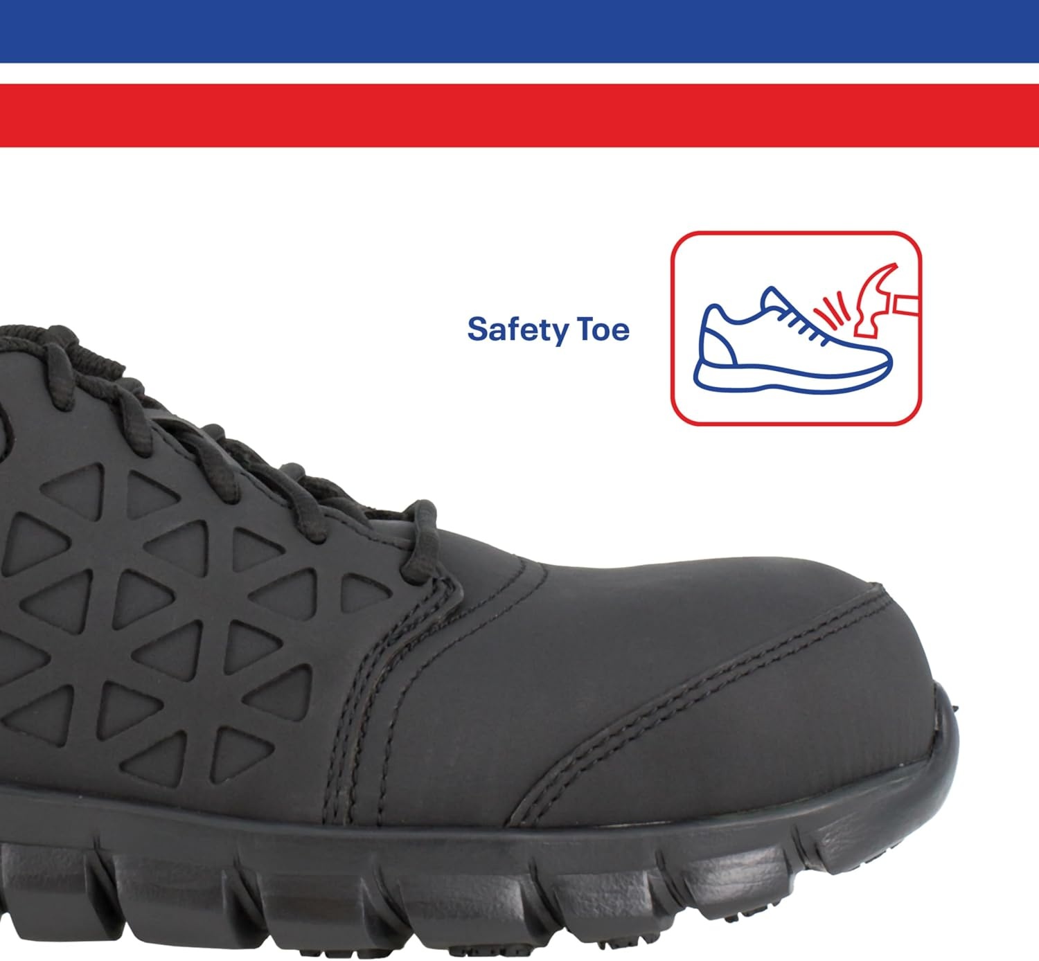 image:imageReebok Work RB4051 Mens Sublite Cushion Work Safety Toe Black