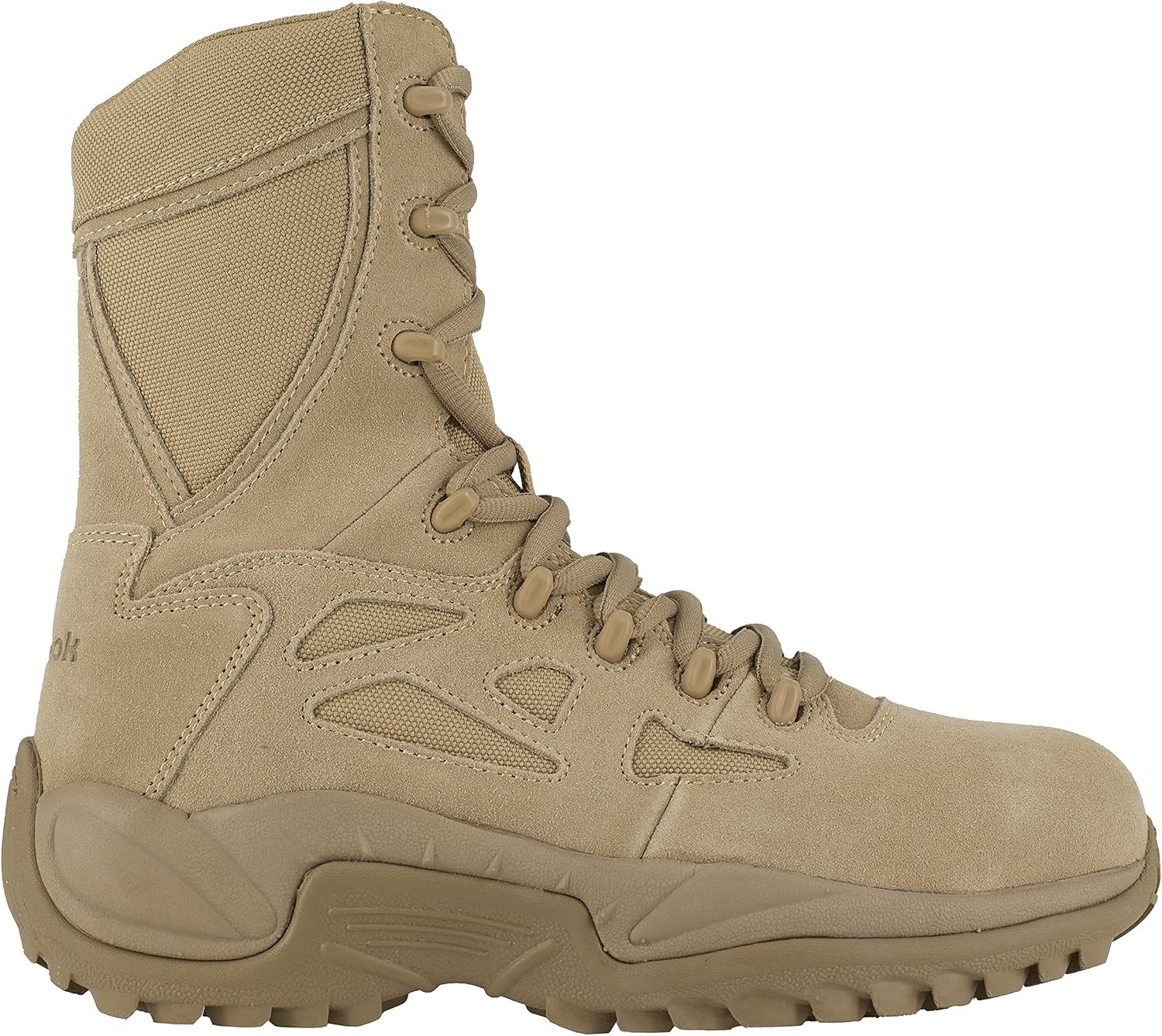 image:imageReebok Work Rapid Response RB 8 CT Boot Womens Boot 9 BM US BlackDesert Tan