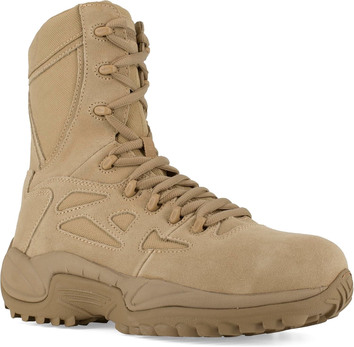 image:imageReebok Work Rapid Response RB 8 CT Boot Womens Boot 9 BM US BlackDesert Tan