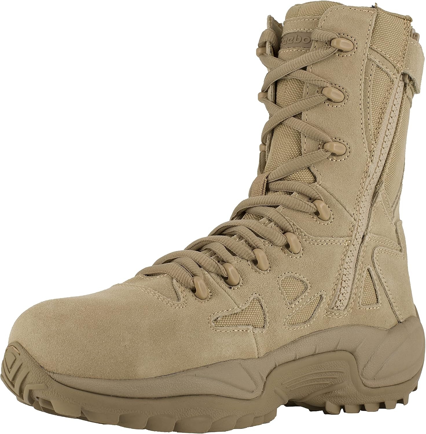 image:imageReebok Work Rapid Response RB 8 CT Boot Womens Boot 9 BM US BlackDesert Tan