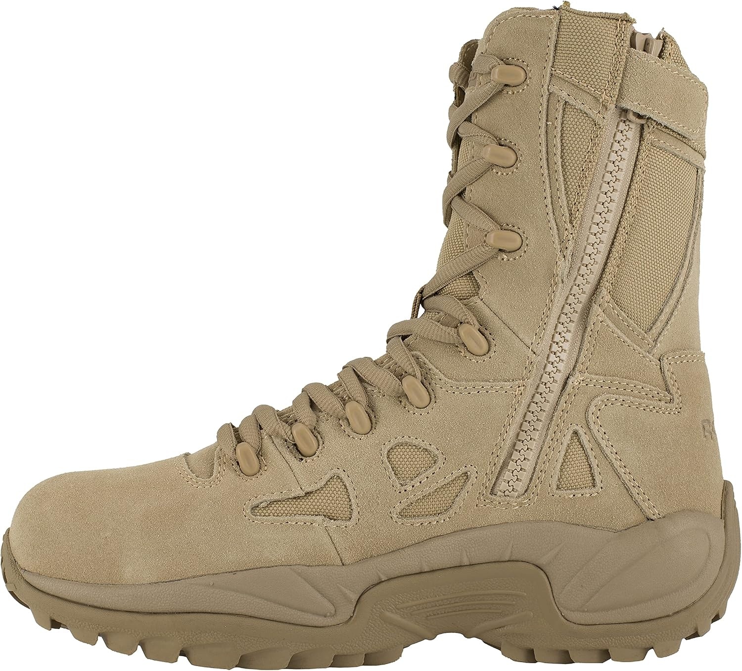 image:imageReebok Work Rapid Response RB 8 CT Boot Womens Boot 9 BM US BlackDesert Tan