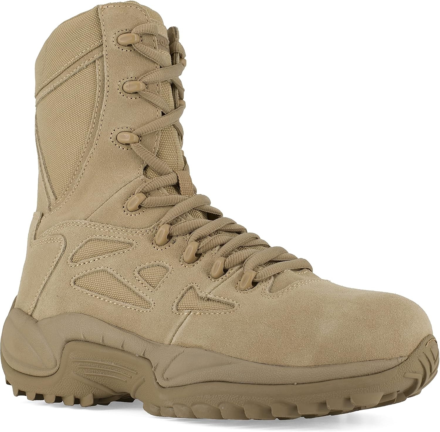 image:imageReebok Work Rapid Response RB 8 CT Boot Womens Boot 9 BM US BlackDesert Tan