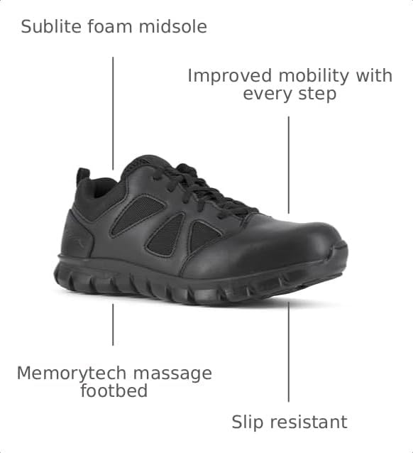 image:imageReebok Work Sublite Cushion Tactical Oxford Mens OxfordBlack
