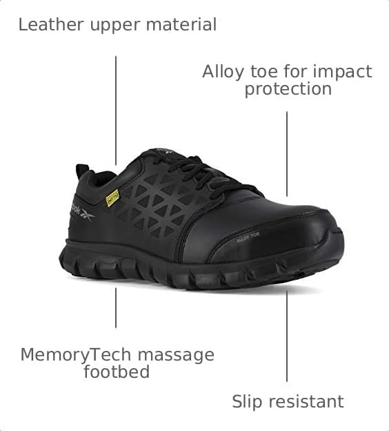 image:imageReebok Work Sublite Cushion Work Alloy Toe Womens OxfordBlack