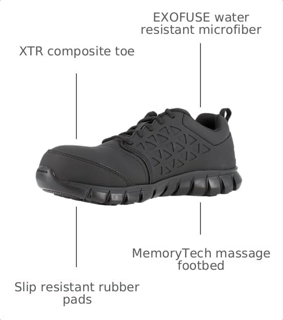 image:imageReebok Work Sublite Cushion Work EXOFUSE CT Mens OxfordBlackorange