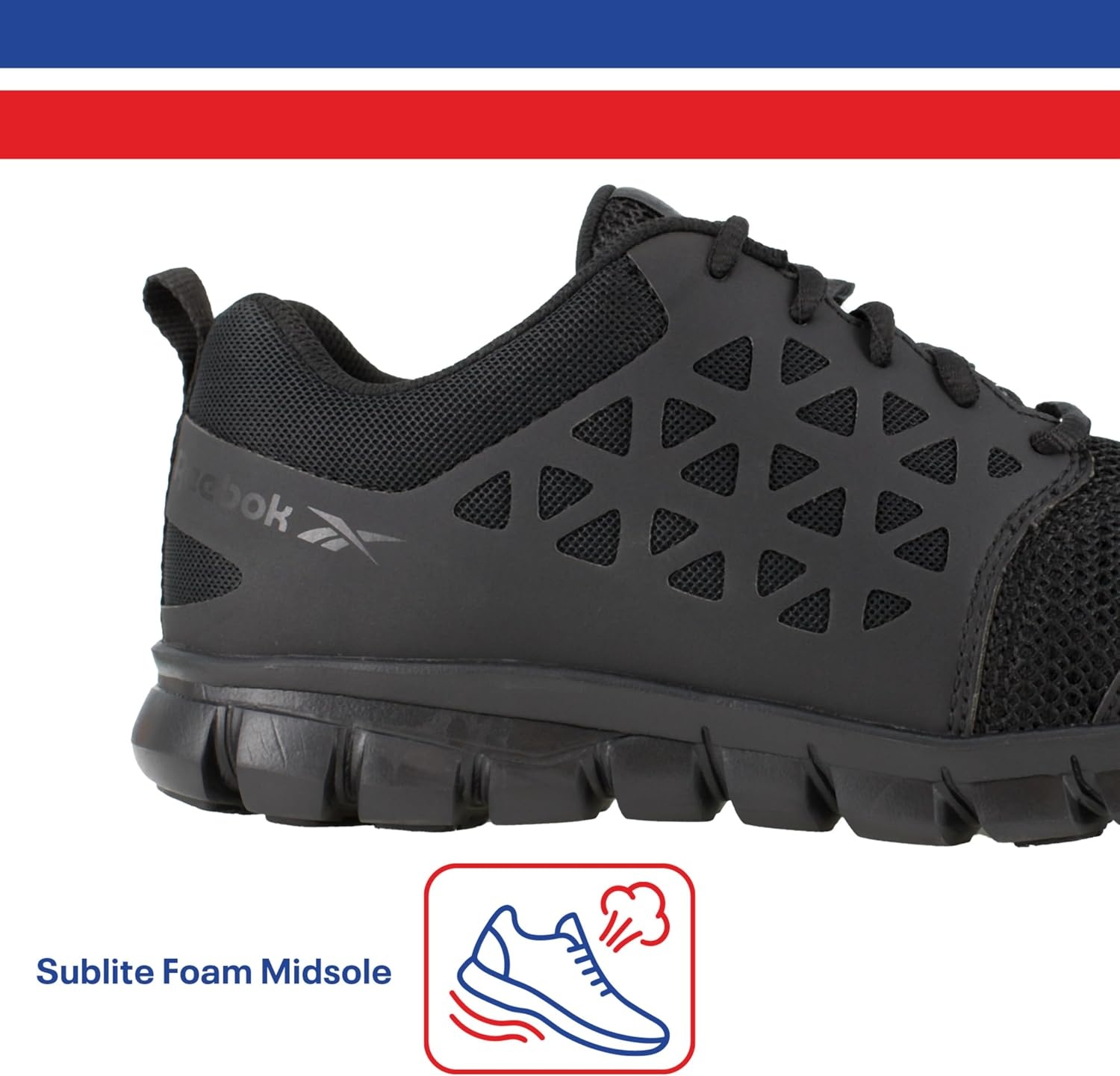 image:imageReebok Work Sublite Cushion Work Oxford Mens OxfordBlack