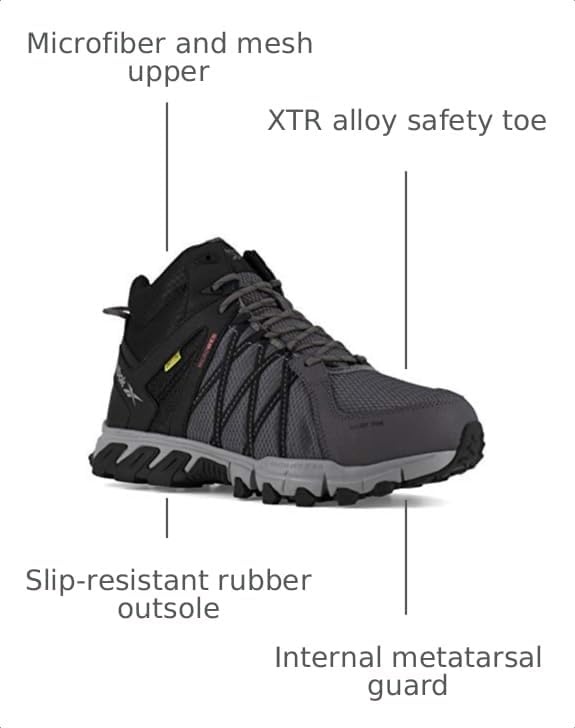 image:imageReebok Work Trailgrip Work AT Mid Mens BootGreyblack