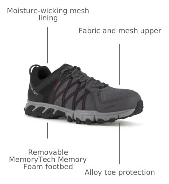 image:imageReebok Work Trailgrip Work at Oxford Mens BootGrey Black