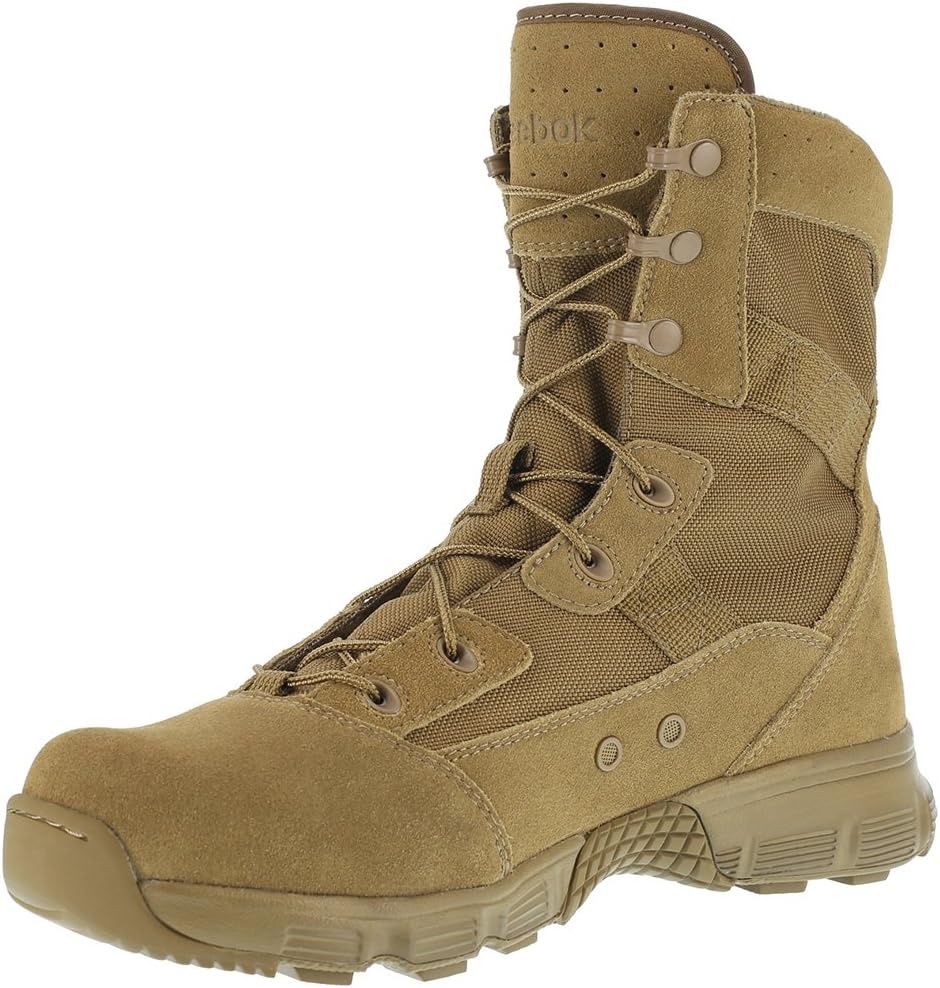image:imageReebok Work Womens Hyper Velocity 8 Inch Electrical Soft Toe WorkDuty GreenCoyote