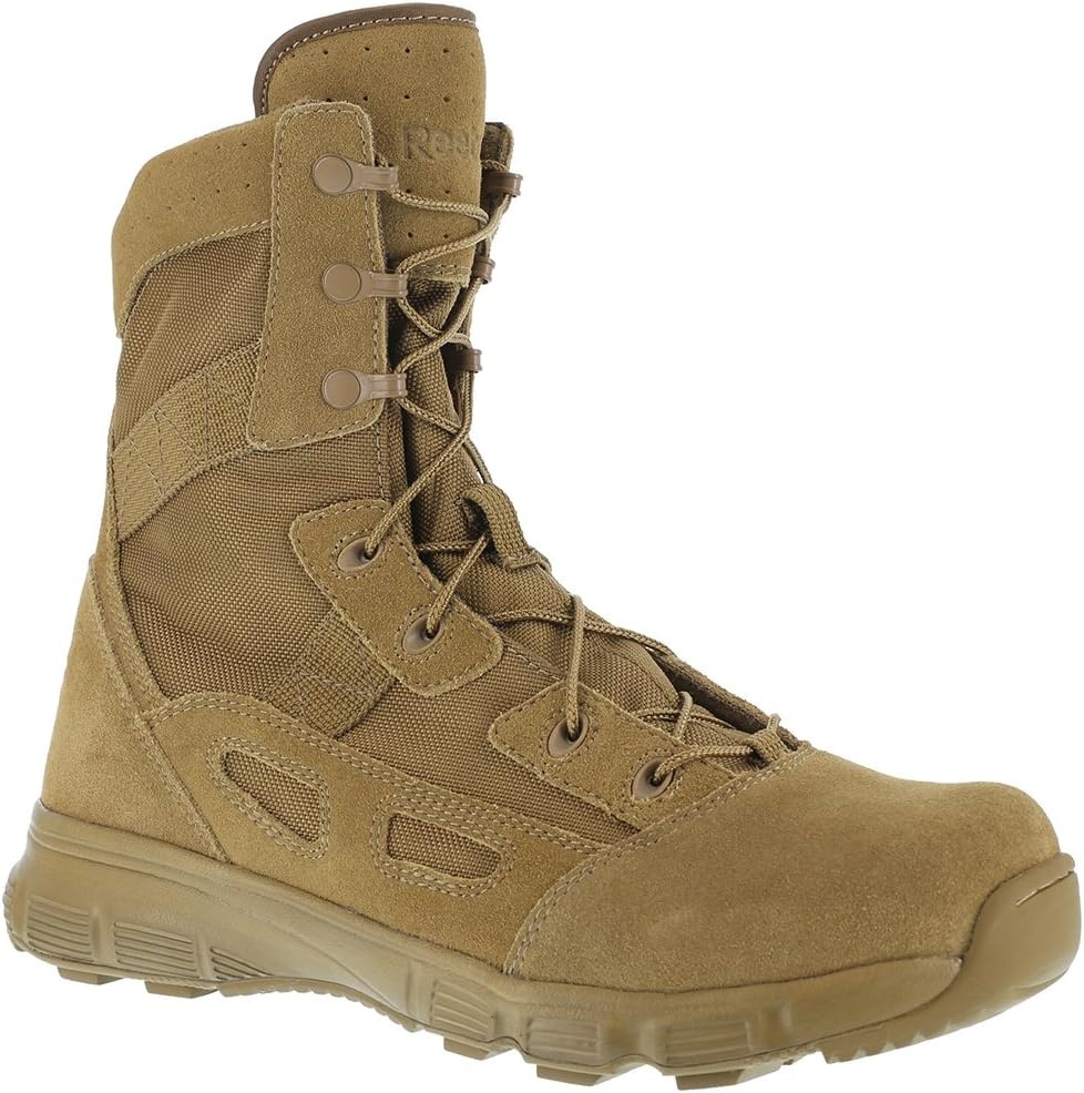 image:imageReebok Work Womens Hyper Velocity 8 Inch Electrical Soft Toe WorkDuty GreenCoyote