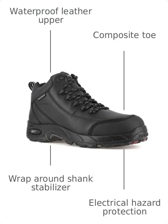 image:imageReebok Work Womens Tiahawk 6 Inch Electrical Composite Toe WorkDuty BlackBlack