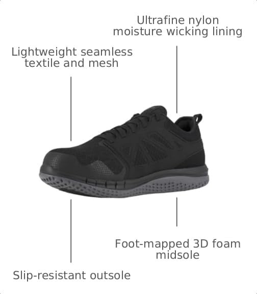 image:imageReebok Work Zprint Work Steel Toe Womens OxfordBlack
