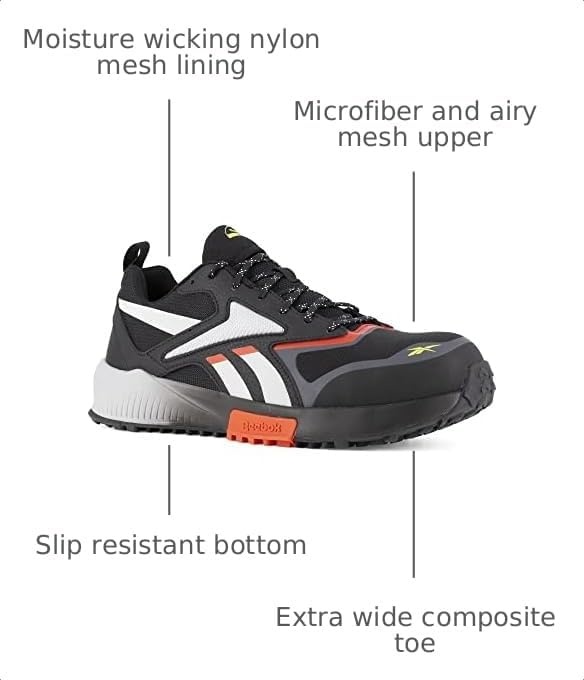 image:imageReebok mens Rb3241 Lavante Trail 2 Work Construction Shoe BlackBlack
