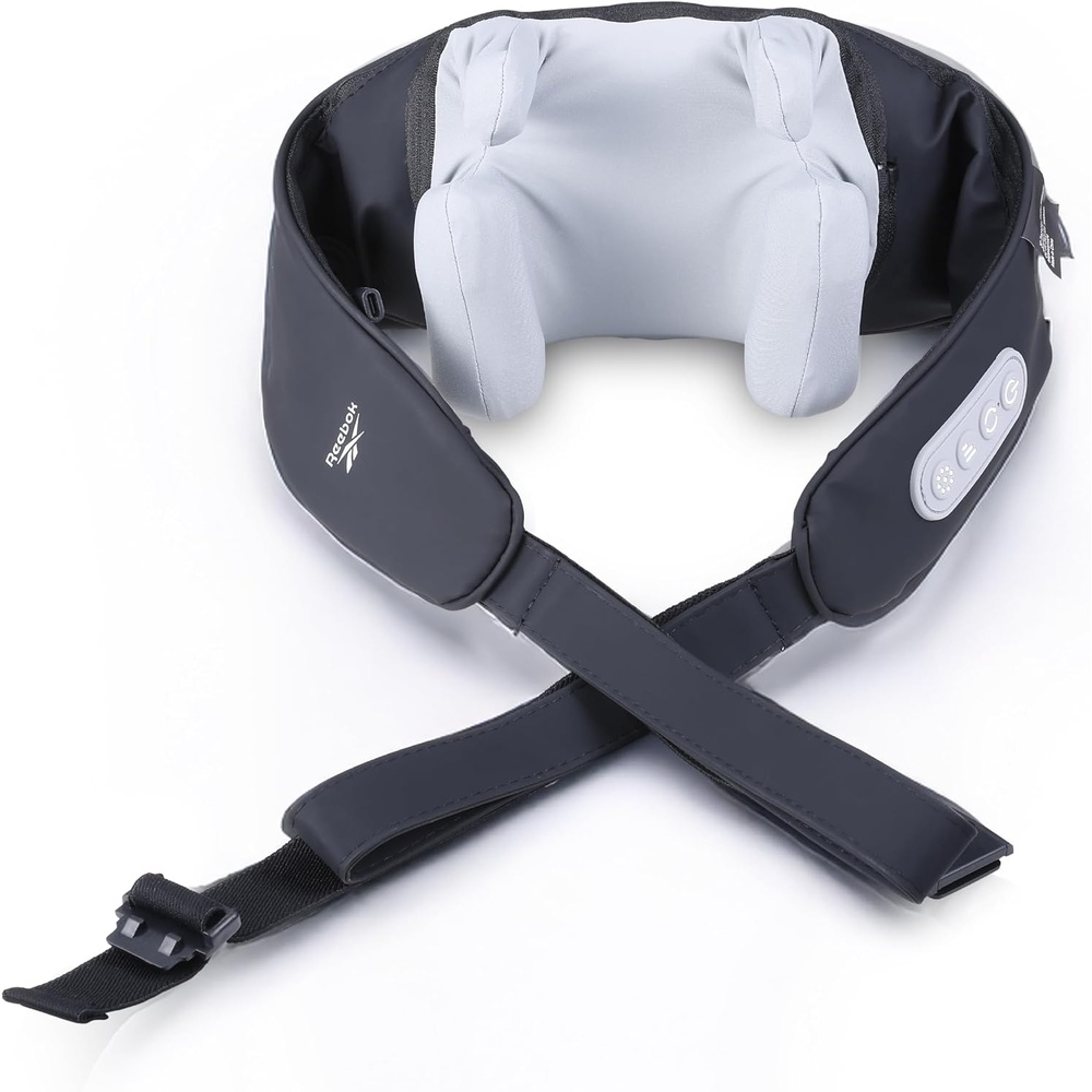 image:imageReebok Shiatsu Neck and Shoulder Massager with Heat and Deep Kneading Neck Shoulder Back Relief Home Office Car Use Easy Portable Personal Care Compact Storage