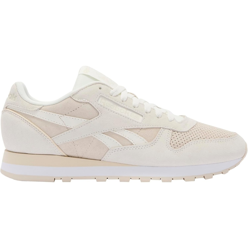 image:imageReebok Classic Nylon Womens Sneakers Casual Tennis Shoes WomenChalk Sand White