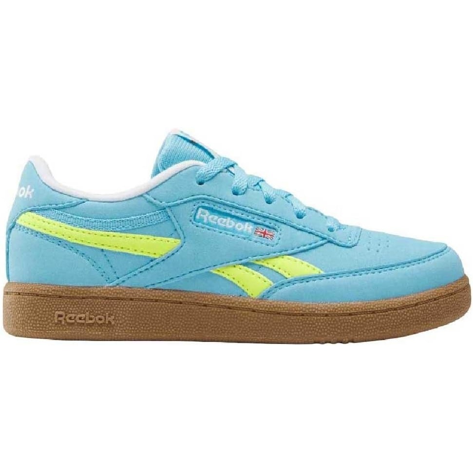 image:imageReebok Classic Nylon Womens Sneakers Casual Tennis Shoes WomenDigital Blue Solar Acid Yellow Gum