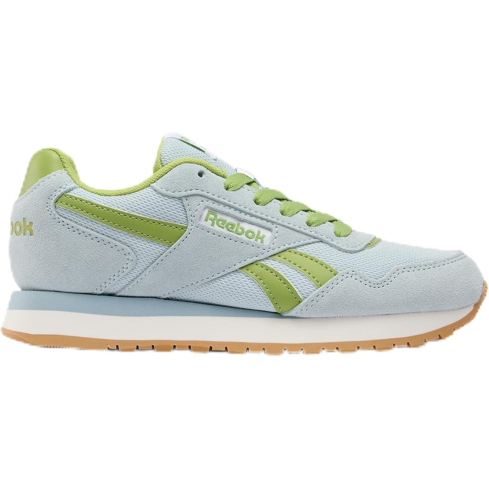 image:imageReebok Classic Nylon Womens Sneakers Casual Tennis Shoes WomenIceblue Shaggreen Ftwrwhite