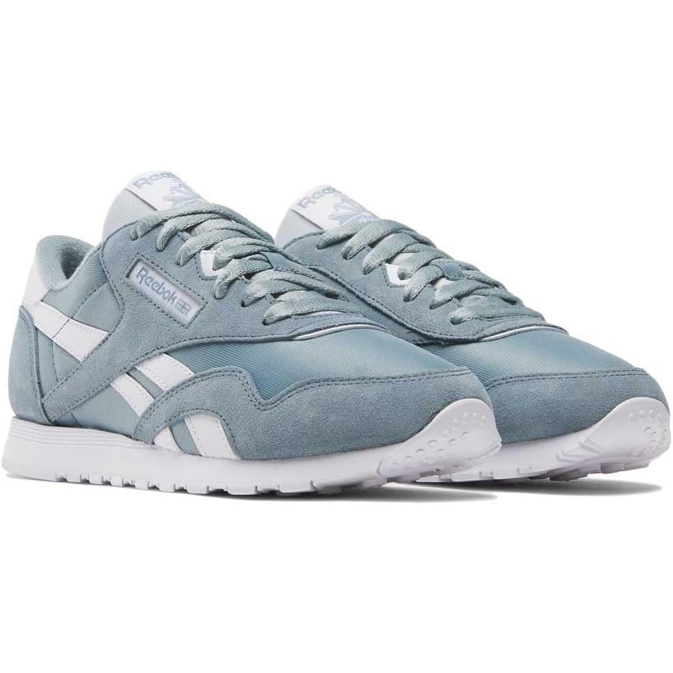 image:imageReebok Classic Nylon Womens Sneakers Casual Tennis Shoes WomenSoft Slate Soft Slate White