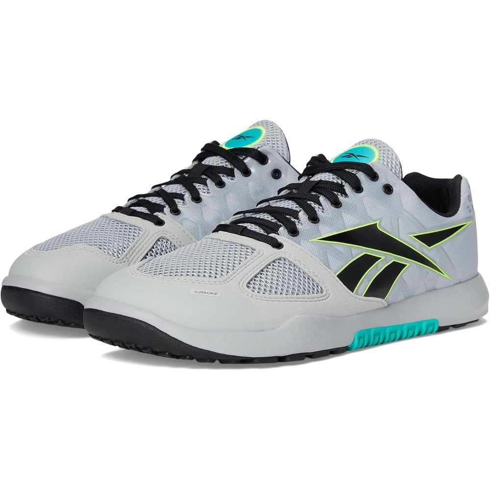 image:imageReebok Mens Nano 20 Cross Training ShoesGrey 1Unleashed GreenLime