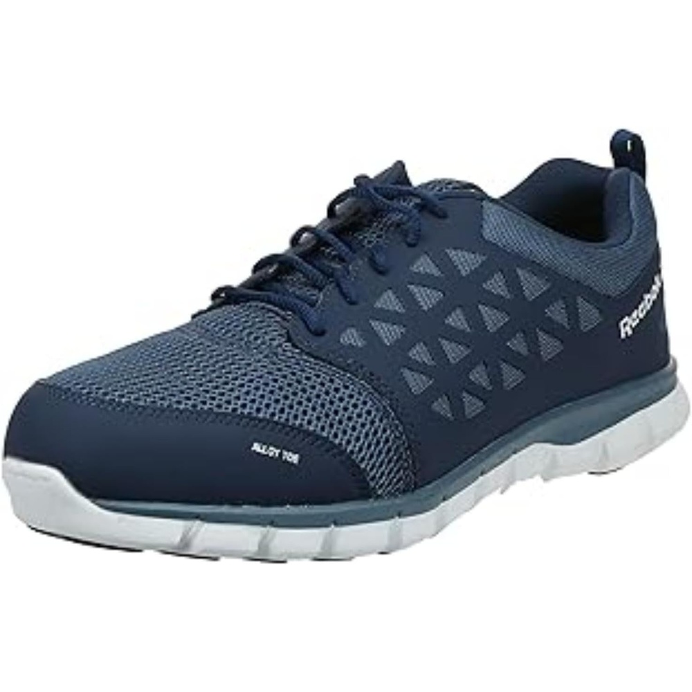 image:imageReebok Mens Rb4041 Sublite Cushion Safety Toe Athletic Work Shoe BlackNavy