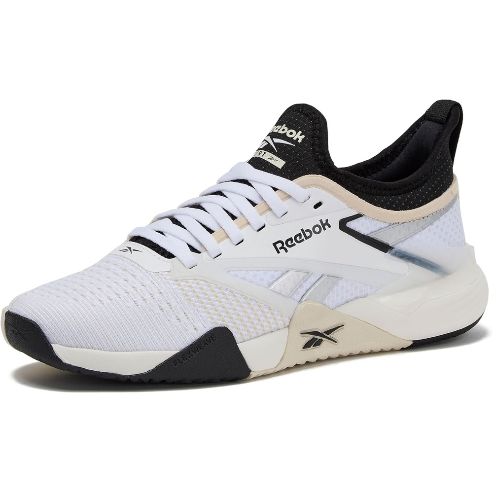 image:imageReebok Womens Nano Court Womens Tennis Shoes Pickleball Shoes for WomenFootwear WhiteBlackSilver Metallic