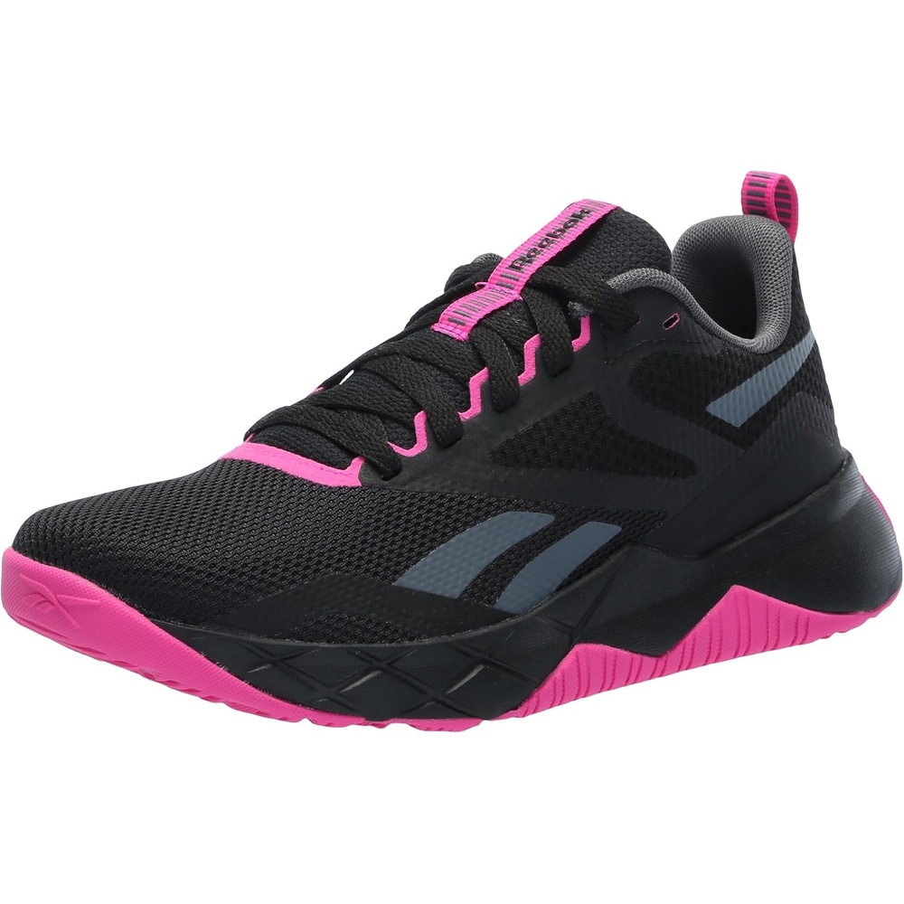 image:imageReebok Womens REEBOK ROYAL ULTRA SL Track ShoeCblkPure Grey 7Laser Pink