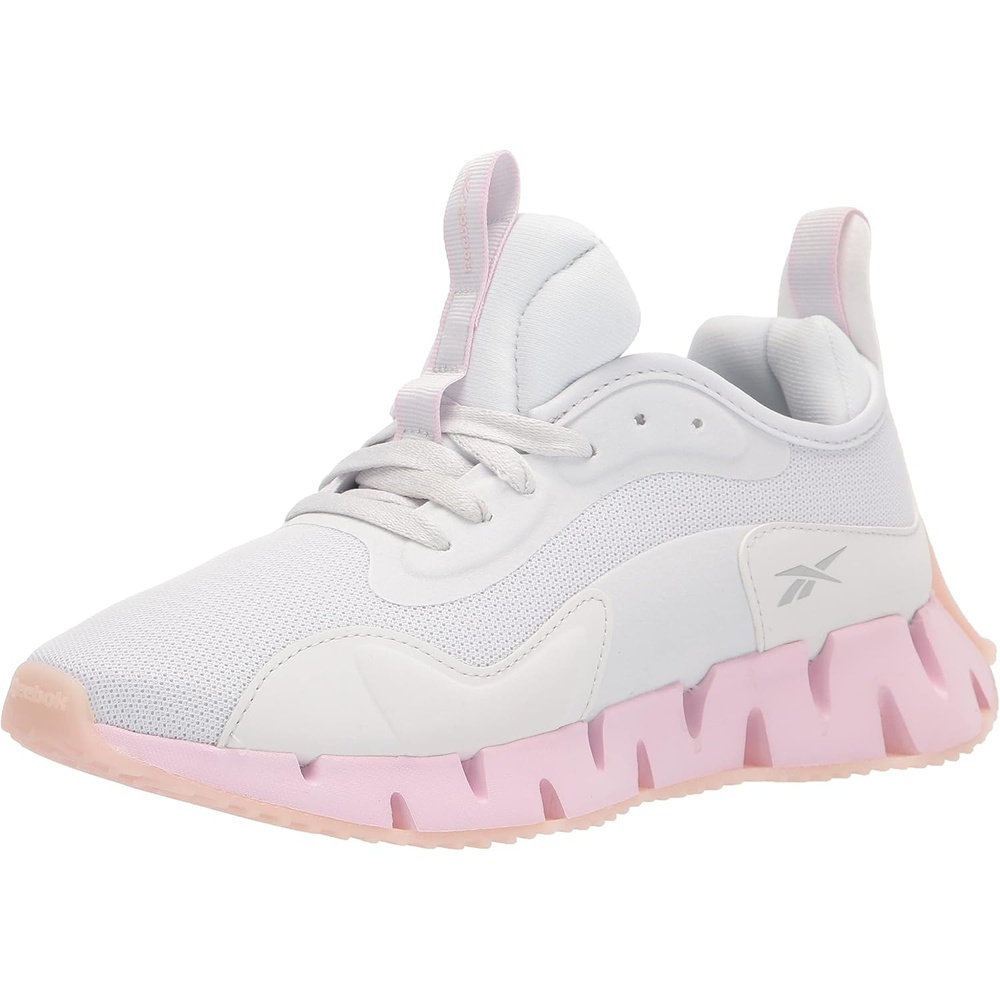 image:imageReebok Womens Zig Dynamica SneakerCold GreyFrost BerryMatte Silver