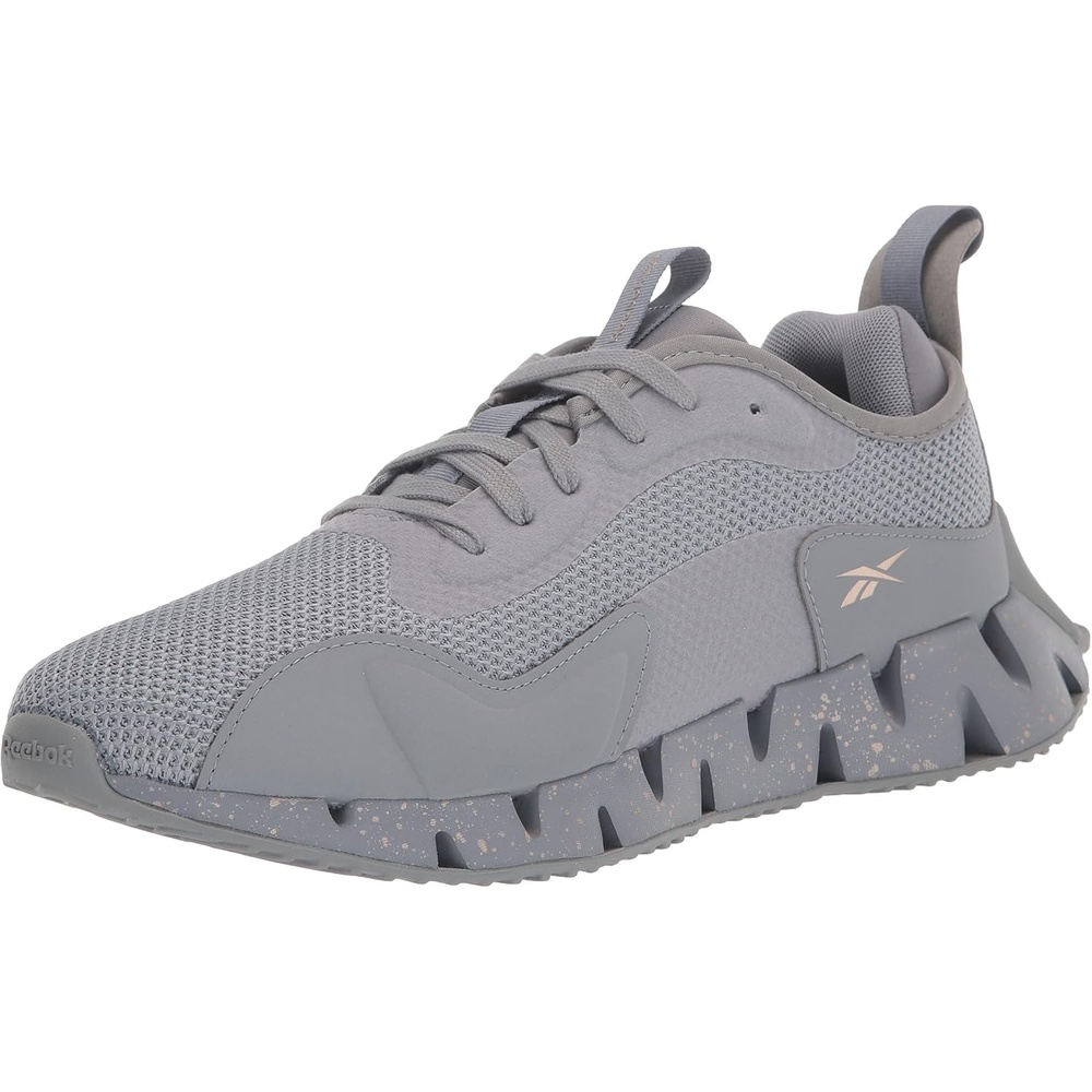 image:imageReebok Womens Zig Dynamica SneakerCold GreyRose Gold