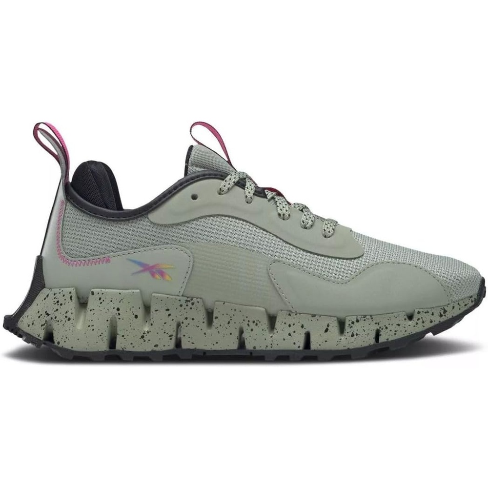 image:imageReebok Womens Zig Dynamica SneakerMystic GreyCore BlackAtomic Pink