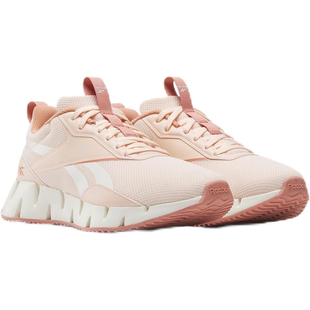 image:imageReebok Womens Zig Dynamica SneakerWashed ClayPink ClayChalk