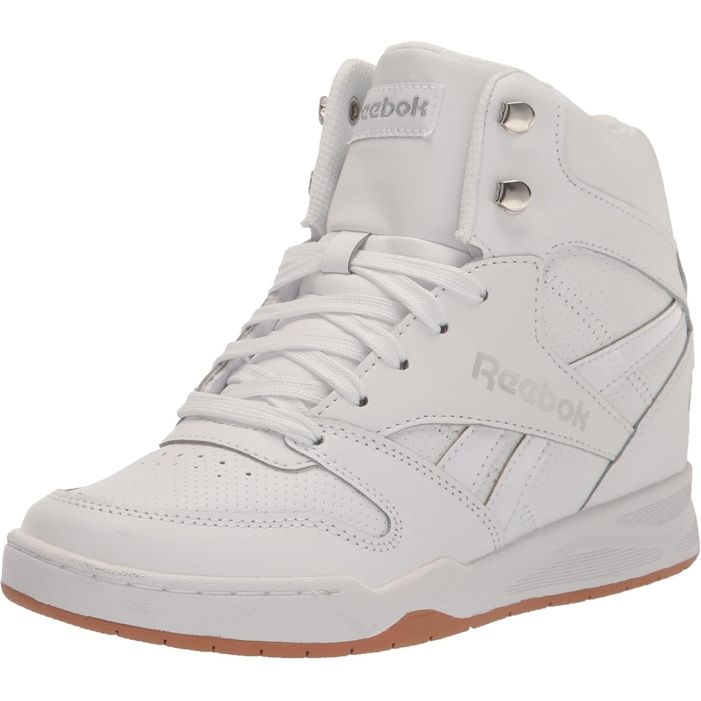 image:imageReebok Work BB4500 Work Composite Toe Womens OxfordWedge HeelWhiteSilver MetallicGum