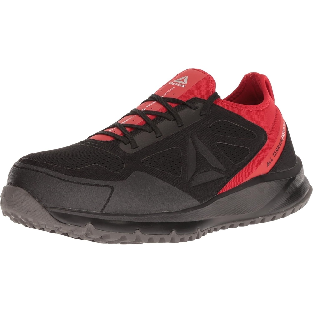 image:imageReebok Work Mens All Terrain Slip Resistant Steel Toe Work Safety Shoes Casual BlackBlackred