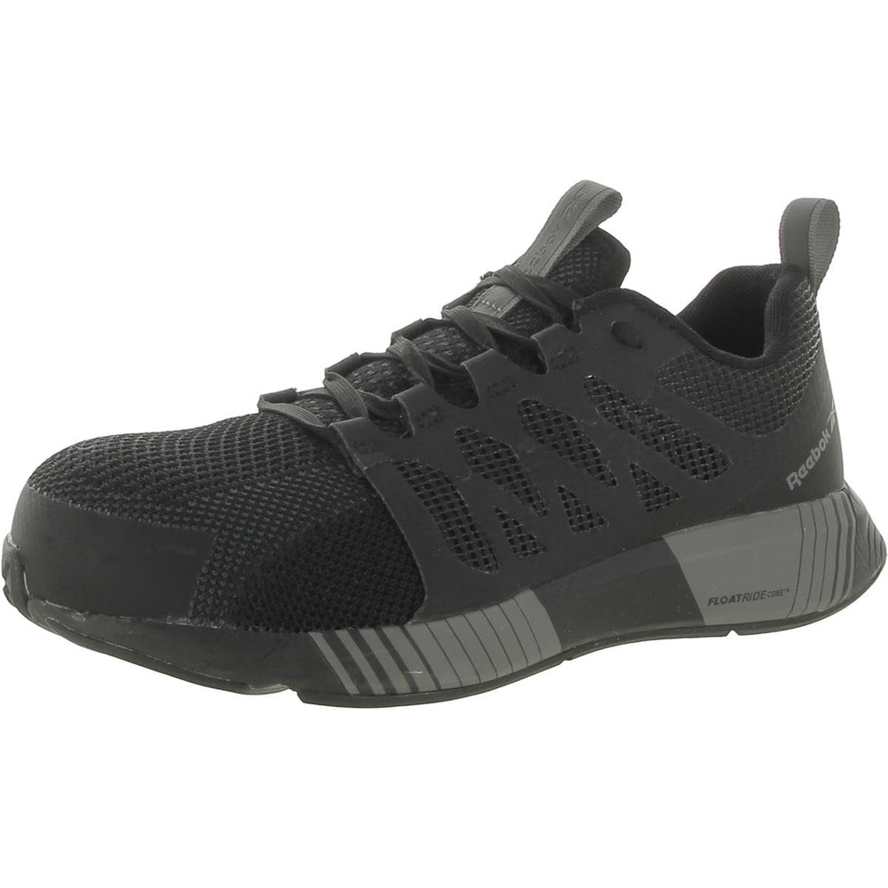 image:imageReebok Work Mens Fusion Flexweave Slip Resistant Composite Toe WorkDuty BlackBlackWhite