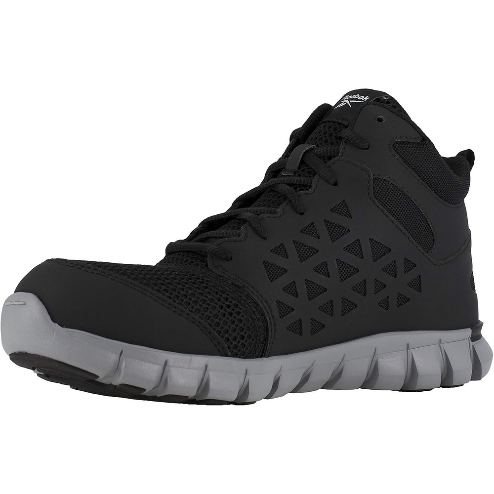 image:imageReebok Work Sublite Cushion Work Alloy Toe Mid Womens OxfordBlackWhite