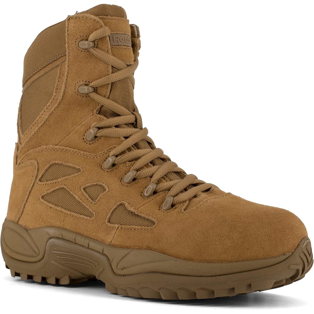 image:imageReebok Work Womens Rapid Response Rb 8 Inch Electrical Composite Toe WorkDuty  BrownCoyote