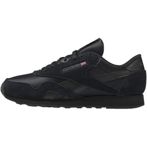 Reebok Classic Nylon Womens Sneakers, Casual Tennis Shoes Women(Cblack Cblack Purgry)
