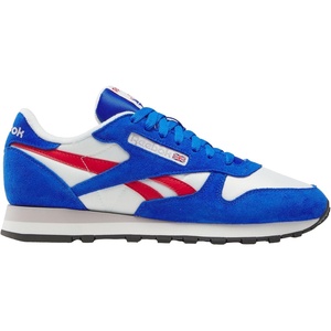 Reebok Classic Nylon Womens Sneakers, Casual Tennis Shoes Women(Chalk Optimum Blue Vector Red)