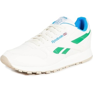 Reebok Classic Nylon Womens Sneakers, Casual Tennis Shoes Women(Chalk/Court Green/Horizon Blue)