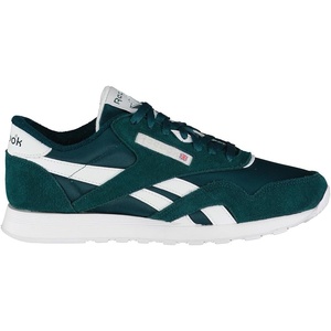Reebok Classic Nylon Womens Sneakers, Casual Tennis Shoes Women(Metalgreen Ftwrwhite Metalgreen)