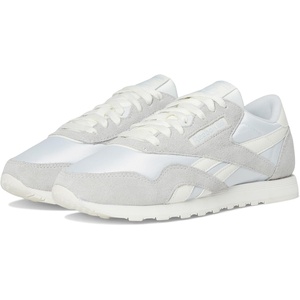 Reebok Classic Nylon Womens Sneakers, Casual Tennis Shoes Women(Moon/Moon/Chalk)