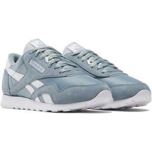 Reebok Classic Nylon Womens Sneakers, Casual Tennis Shoes Women(Soft Slate Soft Slate White)