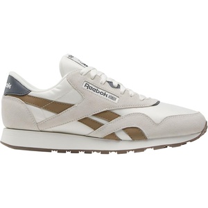 Reebok Classic Nylon Womens Sneakers, Casual Tennis Shoes Women(White Unleashed Green Grey 1)